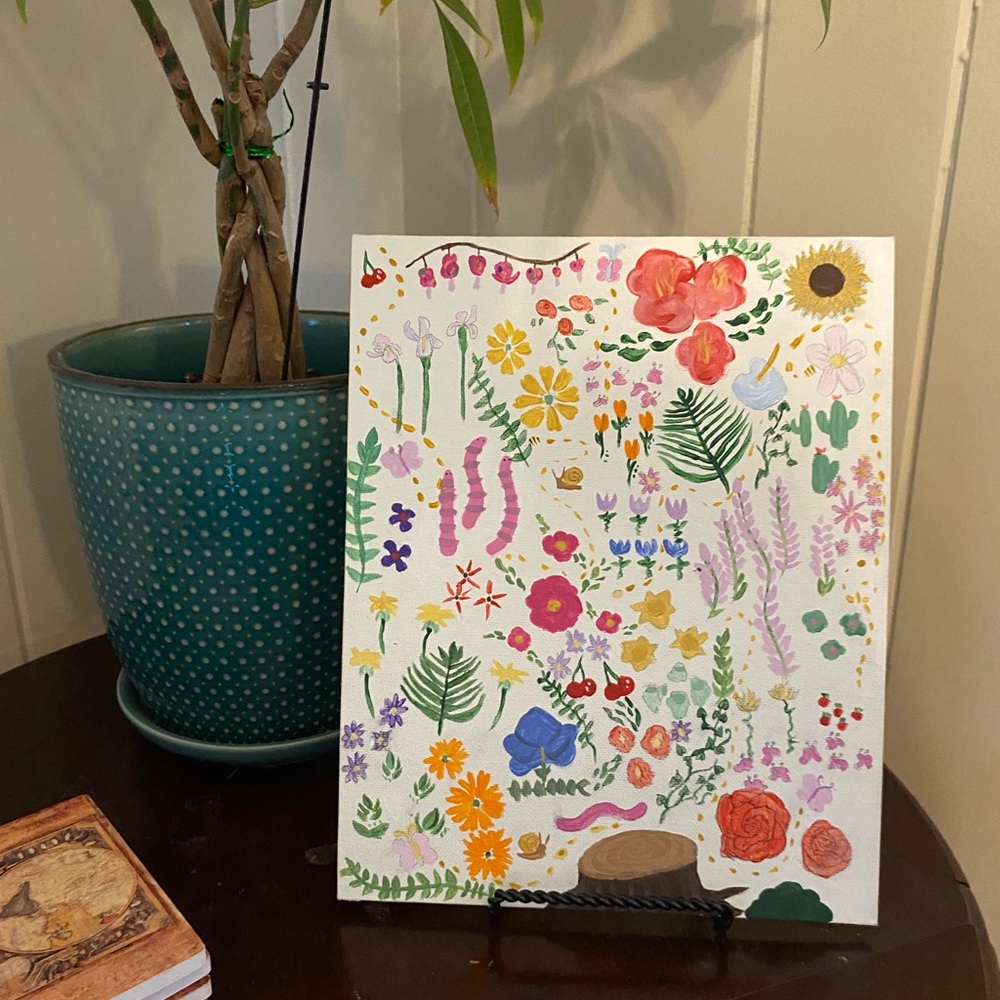 Colorful Botanical Art Print